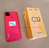 Realme C12 Ram 4/64 masih mulus fulset second ori garansi resmi Indonesia