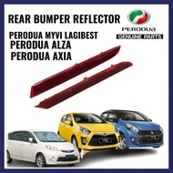 PERODUA MYVI SE LAGIBEST ALZA AXIA 2009 2011 2015 YEAR REAR BUMPER REFLECTOR LIGHT LAMPU BELAKANG BR