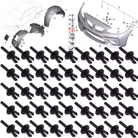 20/40PCS Car Fender Wheel Arch Liner Push Rivet Moulding Clips Retainer for BMW E90 E91 E92 E93 E46 