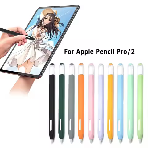 For Apple Pencil Pro Case Stylus Pen Cover For Apple Pencil Pro 2 2nd Cases Non-slip Anti-Scratch Pr