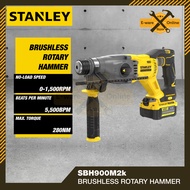 Stanley SBH900M2K-B1 20V Cordless Brushless Rotary Hammer (2 x 4.0Ah Battery + Charger)