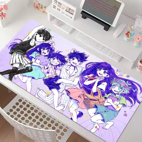 Cartoon Games O-omori Mouse Pad Anti Slip Rubber Edge Locked Thickened Laptop Gaming Desk Mat
