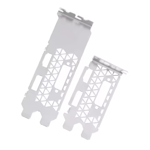 Shield BackPlate for MSI GeForce GTX 1050 2GT LP Graphics Card, Half Height Bezel Strip Blank.