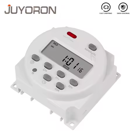 Timer 220V 110V 24V 12V CN101A Digital LCD Power Timer Programmable Time Switch Relay 16A CN101