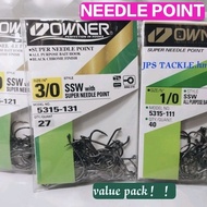 OWNER 5315 super needle point value pack owner hook value pack mata kail owner