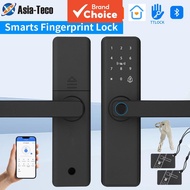 Smart Fingerprint Door Lock F18 Keypad RFID App Keyless Wooden Door Security Lock