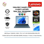 Lenovo Yoga Pro 7 14AHP9 83E30055MJ 14.5'' 2.5K Laptop Tidal Teal (Ryzen 7 8845HS, 16GB, 1TB, RTX305