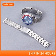 For 22mm Seiko Turtle Prospex PADI Hollow Curved Seiko King silverTurtle WatchBand strap Bracelet
