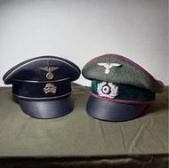 歐洲復刻 德軍黨衛軍 SS 黨衛隊M32 M36大盤帽兩頂