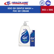 Ego QV Gentle Wash (1kg) [Free QV Cream 50g]