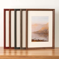 Wooden Photo Frame 4R 5R 6R 8R A3 A4 Poster Frame Puzzle Photo Wall Hanging Frame Customizable Any S