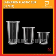 Plastic Cup U-Cups 16oz 100pcs (VC)