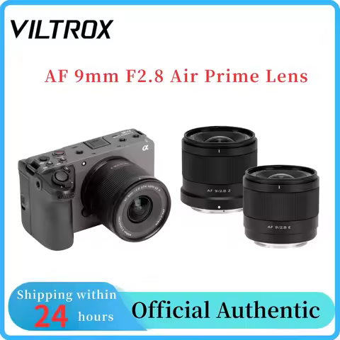 VILTROX 9mm F2.8 Air Ultra-Wide Angle Auto Focus APS-C Lens For Sony E A6400 ZV-E10II A7Ⅲ Nikon Z Z5