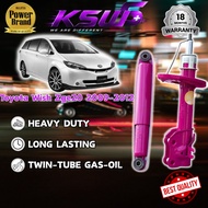 KSW Gas Heavy Duty Shock Absorber Wish 2.0 Zge20 2009-2012 Toyota Front Rear Left Right Set