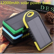 12000mAh Solar Power Bank Waterproof Portable Solar Charger External Battery DS12000 for iPhone 5 5s 6 Samsung Galaxy S6 Note 4