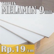 Custom 9mm Melamine Plywood Price Rp. 19/cm 9 mm White Plywood