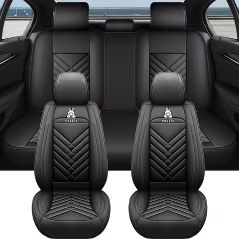 3D PU Leather Universal Car Seat Cover For Peugeot 308 t9 Audi A4 B9 Avant BMW X3 F25 Gol G5 Auto Ac