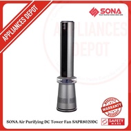 SONA Air Purifying DC Motor Tower Fan - MEDICAL Grade H13 HEPA Filter SAPR8020DC | SAPR 8020DC (3 Ye