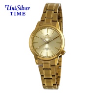UniSilver TIME WOMEN'S Small ELYSIAN Rayan Analog Yellow Gold  Gold Stainless KW5480-2206 watch