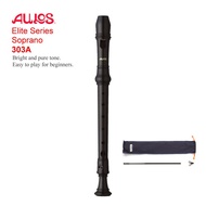 Aulos 303a Soprano Recorder Straight Flute Day British Style Piccolo