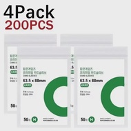 56x87mm 63.5x88mm Card Sleeves Transparent PP Kpop Card Holders Postcards Films Waterproof idol Albu