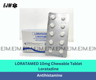 LORATAMED Loratadine 10mg Chewable Tablet - Antihistamine - 10 tablets or 100 tablets