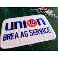 PATCHES UNION 76 SERVICE STICKER KAIN SULAM 76 LUBRICANT