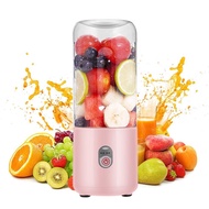 6 Blades Usb Rechargeable Portable Blender 500Ml Fresh Fruit Juice Mixer Electric Shake Cup Cute Blender Smoothie Ice Crush Cup