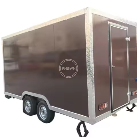 Outdoor Hot Dog Fast Food Truck for Sale with CE Ghana Fryer Chicken Griddle Food Cart Coffee Traile