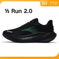 361 Degrees 1/2 Run 2.0 Men Running Shoes Mesh Breathable Lightweight Rebound 672522201