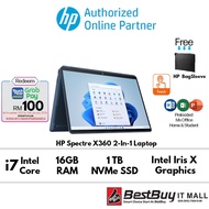 HP Spectre x360 14-EF2015TU/14-EF2016TU 2-in-1 Laptop (13th Gen i7-1355U, 16GB RAM,1TB SSD, Iris,13.5 " 3K OLED, WUXGA+)