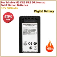 Replacement Digital Battery For Trimble M3 DR2 DR3 DR Nomad Total Station Batteries 3.7V 5000mAh