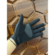 Black Motorcycle Biker Gloves Prodigo Salubar Spandex Leather Gloves 2