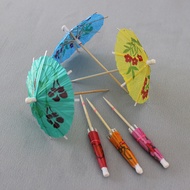 Mini Oil Paper Umbrella Toothpick Umbrella Small Rain Umbrella Fruit Plate Decoration Cake Small Des