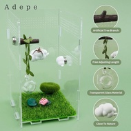 [Adepe] Jumping Spider Hide Jumping Spider Enclosure Accessories, Terrarium Ornaments for Decoration