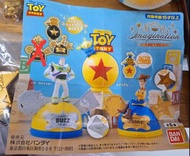 [快閃清貨] Bandai Capchara Imagination Toy Story 反斗奇兵 巴斯光年 Buzz Lightyear 胡迪 Woody 三眼仔 Alien 一套5隻  欠金色巴斯