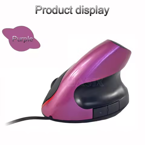 Usb Wired Mouse Optical Vertical Ergonomic Mouse Wired 5 Buttons with 1600DPI Switch Vertical Mice f