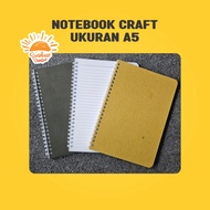 A5 aesthetic notebook black cover thick craft cover thick mica cover A5 notebook