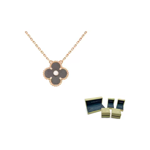 Van Cleef & Arpels Alhambra Necklaces Unisex Rose Gold VCARP9T000