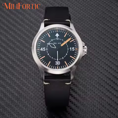 Milifortic 39MM Field Watches For Men M111Stainless Steel NH38 Automatic Watch Sapphire Crystal Wate
