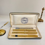 義大利Omas 包金 鋼筆 原子筆 鉛筆