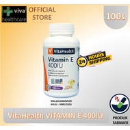 VitaHealth / Vita Health Vitamin E 400IU 100's 维达维生素E Potent antioxidant d-alpha tocopherol
