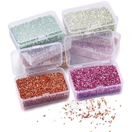 80g/Box Color Irregular Resin Filling Crushed Glass Stones For DIY Epoxy Resin Mold  Jewelry Making Crystal Nail Art Decoration
