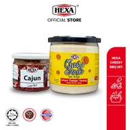 HEXA Cajun Spice 85gm + Cheese Sauce Premix Powder 200gm 2Bottle SET