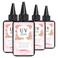 UV เรซิ่นกาวแข็ง Crystal Clear Ultraviolet Curing DIY อีพ็อกซี่เรซินแม่พิมพ์ซิลิโคน UV กาวพลังงานแสง