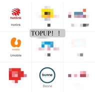 ALL TOPUP | Umobile | Hotlink Masix | Beone