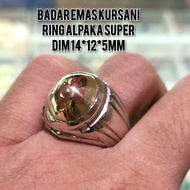 Ancient KURSANI Gold Badr Stone RING Alpaca RING