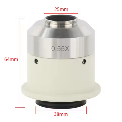 25mm CCD CMOS Camera 1X C Mount TV Adapter Lens For Trinocular Microscope NIKON E100 E200 Ni Ci Seri