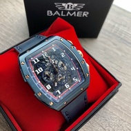 *Ready Stock*ORIGINAL Balmer 8120 Tonneau Shape Genuine Leather Chronograph Men’s Watch