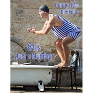 [100% Original Books] - Happy 81st Birthday : 81 is Just a Number, Large Print Addre by Level Up Des